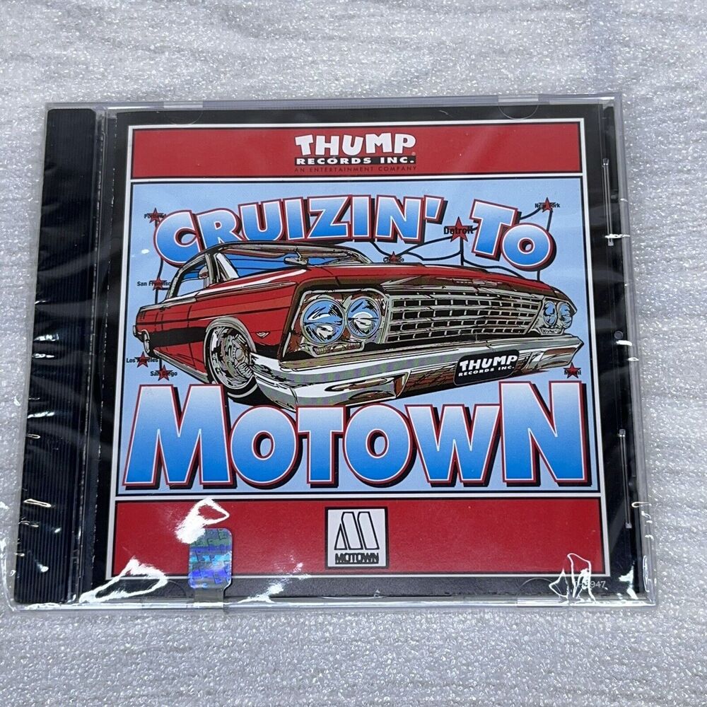 Cruzin' To Motown (CD, 1995) Marvin Gaye Temptations Supremes NEW NOS SEALED!